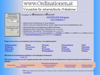 ordinationen.at Webseite Vorschau