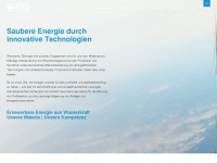 efg-turbinenbau.at Webseite Vorschau