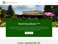 hotelrosenheim.at Webseite Vorschau