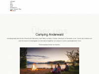 campinganderwald.at Webseite Vorschau