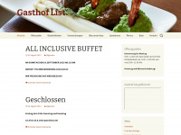 gasthoflist.at Webseite Vorschau