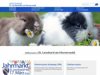 sankt-leonhard.at Webseite Vorschau