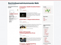 bfk-melk.at Webseite Vorschau