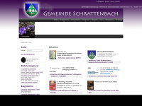 schrattenbach.at Webseite Vorschau