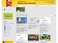 markersdorf-haindorf.at Webseite Vorschau