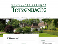 totzenbach.at Webseite Vorschau