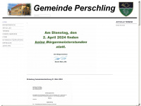 weissenkirchen-perschling.at Webseite Vorschau