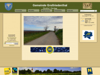 grossriedenthal.at Webseite Vorschau