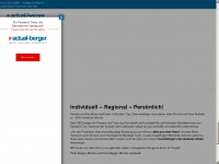 actual-berger.at Webseite Vorschau