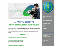 alcotec.at Webseite Vorschau