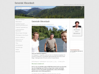 miesenbach.at Webseite Vorschau
