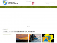 walpersbach.at Webseite Vorschau