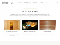 saunabau-schwarz.at Webseite Vorschau