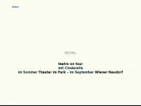 teatro.at Webseite Vorschau