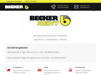 becker.at Webseite Vorschau