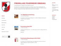 ff-windhag.at Webseite Vorschau