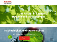 maier-papier.at Webseite Vorschau