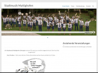 stadtmusikmattighofen.at Webseite Vorschau
