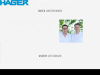 hager-tiefbau.at Webseite Vorschau