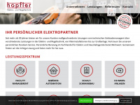 hoepfler.at Webseite Vorschau