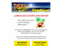 taxi-rastl.at Webseite Vorschau