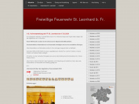 feuerwehr-stleonhard.at Webseite Vorschau