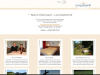 leonsteinerhof.at Webseite Vorschau