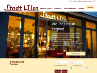 hotelstadtwien.at Webseite Vorschau