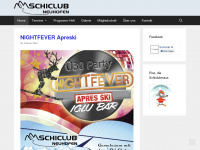 schiclub-neuhofen.at Webseite Vorschau