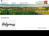 katsdorf.at Webseite Vorschau