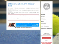 utc-fischer-ried.at Webseite Vorschau