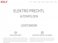 elektro-prechtl.at Webseite Vorschau