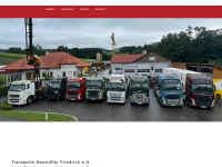 neumueller-transporte.at Webseite Vorschau