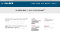 glashaider.at Webseite Vorschau