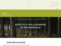 brunnwald.at Webseite Vorschau