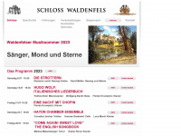 waldenfels.at Webseite Vorschau