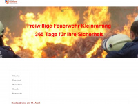 ff-kleinraming.at Webseite Vorschau