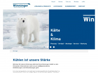 winninger.at Webseite Vorschau