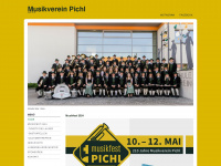 musikverein-pichl.at Webseite Vorschau