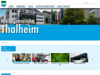 thalheim.at Webseite Vorschau