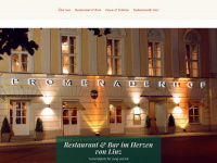 promenadenhof.at Webseite Vorschau