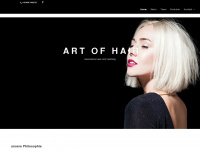 art-of-hair.at Webseite Vorschau