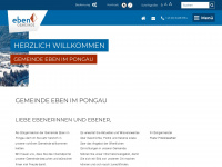 gemeinde-eben.at Webseite Vorschau
