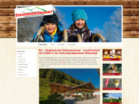steinmannbauer.at Webseite Vorschau
