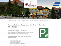 weinberger-obertauern.at Webseite Vorschau
