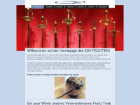ksv-fechten.at Webseite Vorschau