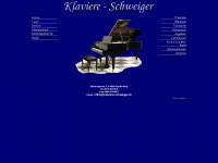 klaviere-schweiger.at Webseite Vorschau