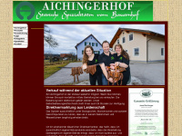 aichingerhof.at Webseite Vorschau