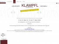 weinbau-klampfl.at Webseite Vorschau