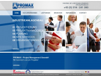 promax.at Webseite Vorschau